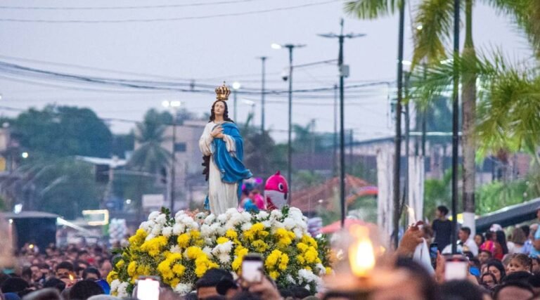 Cruzeiro do Sul se prepara para a tradicional procissão de Nossa Senhora da Glória
