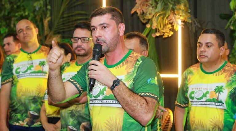 Presidente da Aleac participa da abertura do 5º Festival do Coco em Mâncio Lima