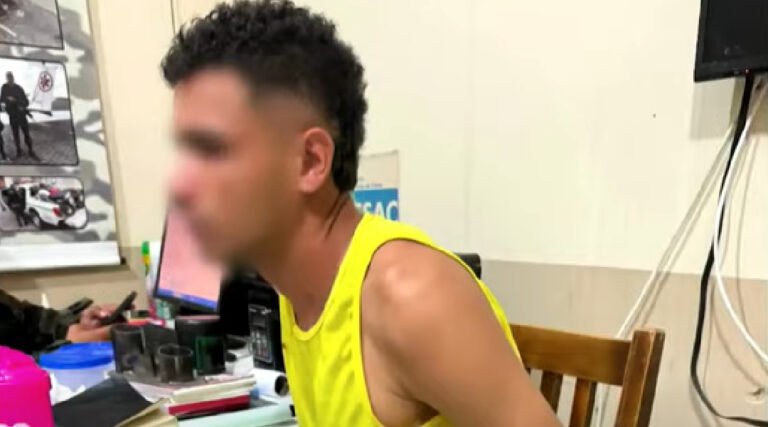 Suspeito de assalto a supermercado é preso após ameaçar moradores em comunidade rural de Cruzeiro do Sul
