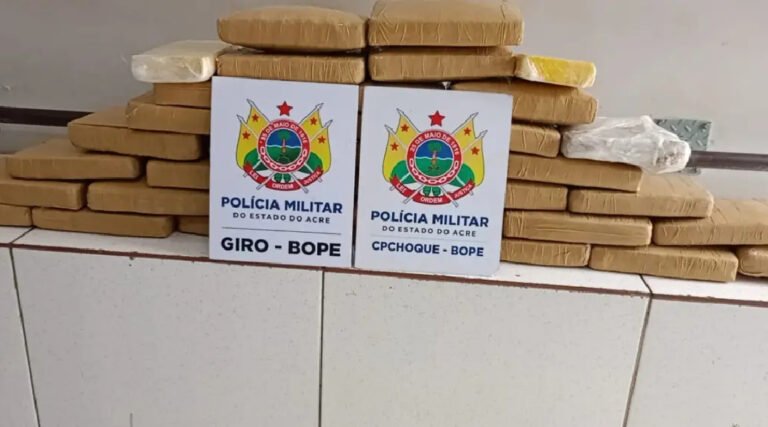 Polícia Militar apreende mais de 35 quilos de drogas em ação do Bope em Rio Branco