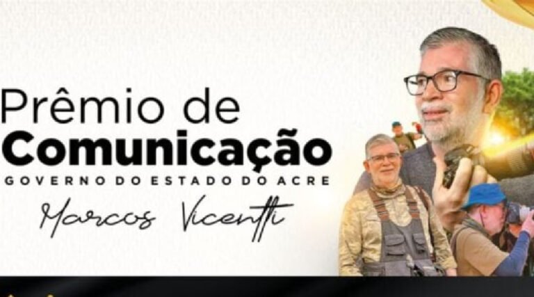 No Acre, inscrições para a 3ª edição do Prêmio de Comunicação Marcos Vicentti estão abertas