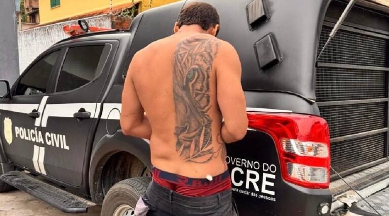 Homem é preso após romper tornozeleira eletrônica e descumprir medida protetiva em Cruzeiro do Sul