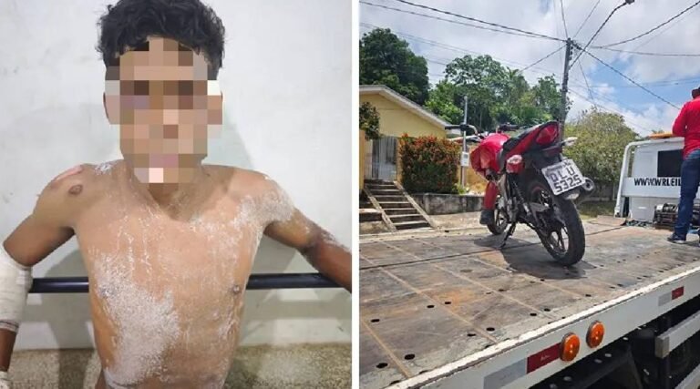 Jovem sofre dois acidentes com moto roubada e acaba preso em Cruzeiro do Sul