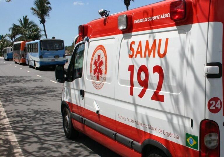SAMU esclarece situação de criança ferida após pular de caminhonete na zona rural