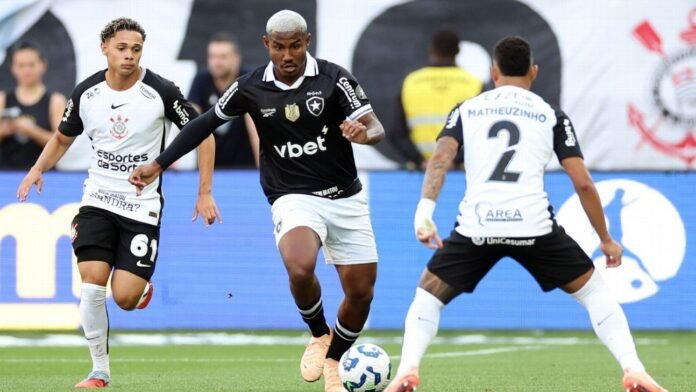 em-jogo-de-quatro-gols-e-confusao,-corinthians-e-botafogo-ficam-no-empate-pelo-brasileirao