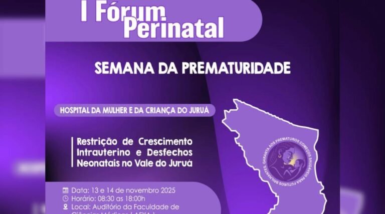 Palestra sobre crescimento intrauterino acontece nesta quinta-feira (13) no I Fórum Perinatal do Vale do Juruá