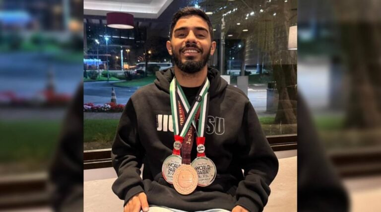 Atleta acreano conquista medalhas em mundiais de Parajiu-Jitsu e inspira com trajetória de superação