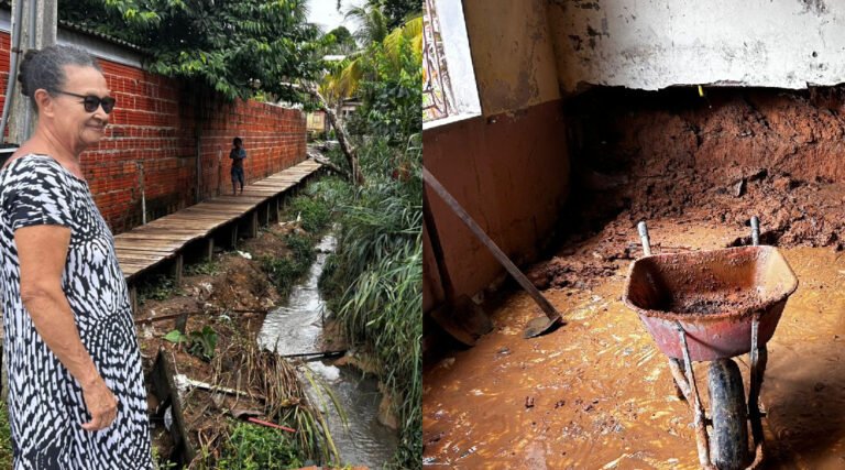 Falha na limpeza de bueiros e ausência de manutenção em córregos provocam alagamentos e prejuízos em Cruzeiro do Sul