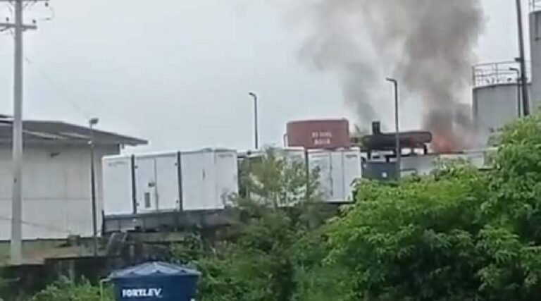 Incêndio em usina térmica aciona estado de emergência em Porto Walter e município mobiliza estrutura própria para conter as chamas