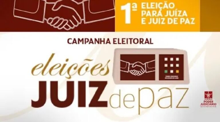 Eleições para juiz de paz movimentam os 22 municípios do Acre neste domingo
