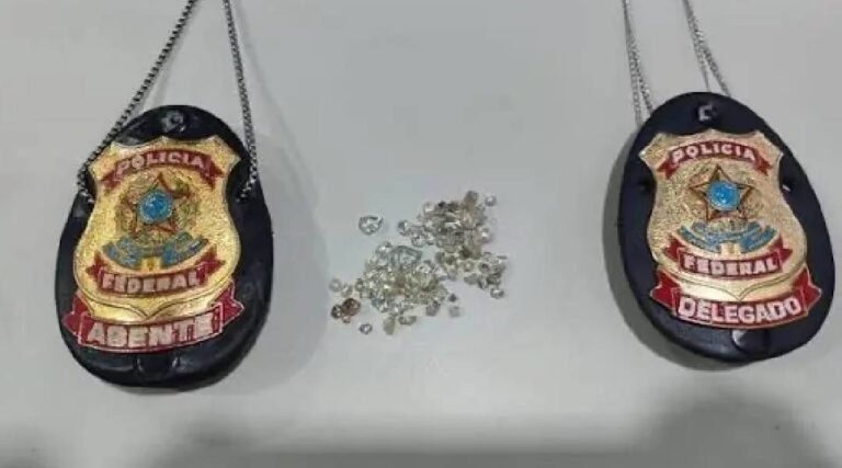 Em Rondônia, PF desarticula comércio clandestino de diamantes e prende quatro