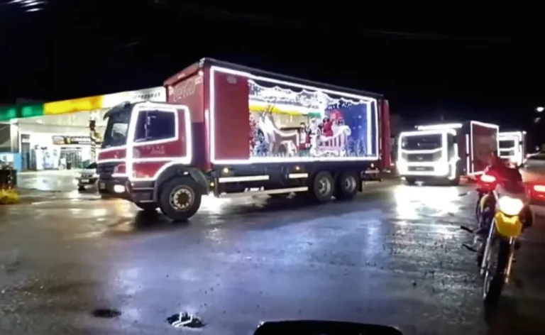 Caravana de Natal da Coca-Cola inicia percurso em Rio Branco