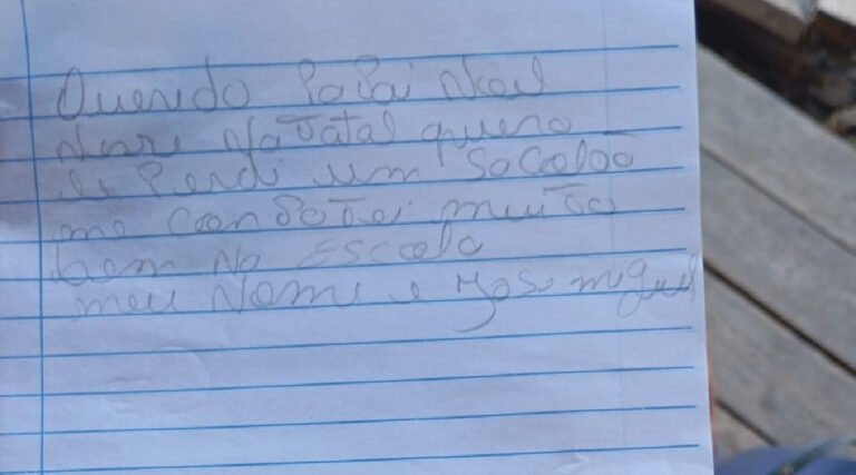 Pedidos que doem: cartinhas ao Papai Noel revelam crianças pedindo comida no Acre