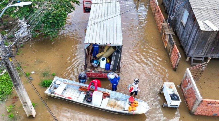 Acre decreta situação de emergência em cinco municípios após cheias de rios e chuvas intensas