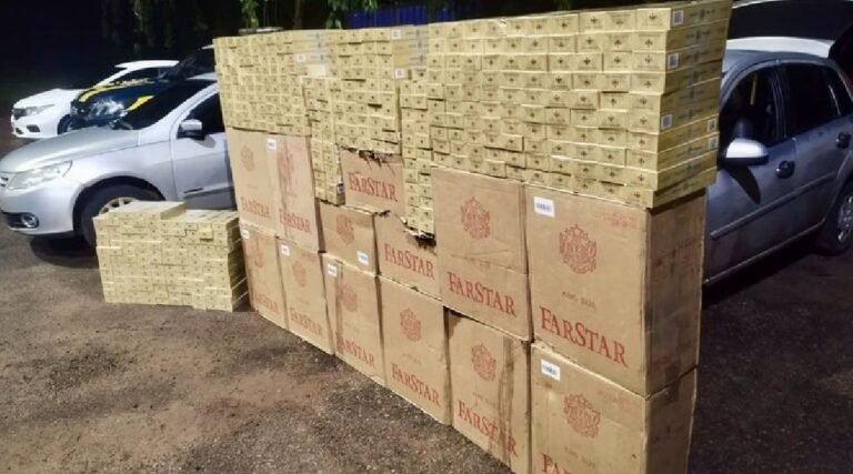 Motoristas são detidos com 10 mil maços de cigarros contrabandeados na BR-364, no Acre