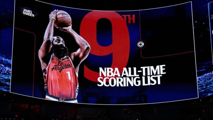 james-harden-ultrapassa-shaquille-o