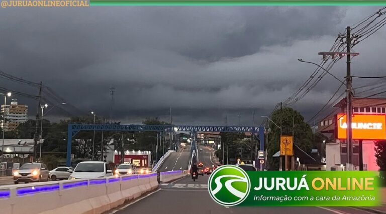 Acre segue em alerta máximo com previsão de chuvas intensas e ventos de até 100 km/h