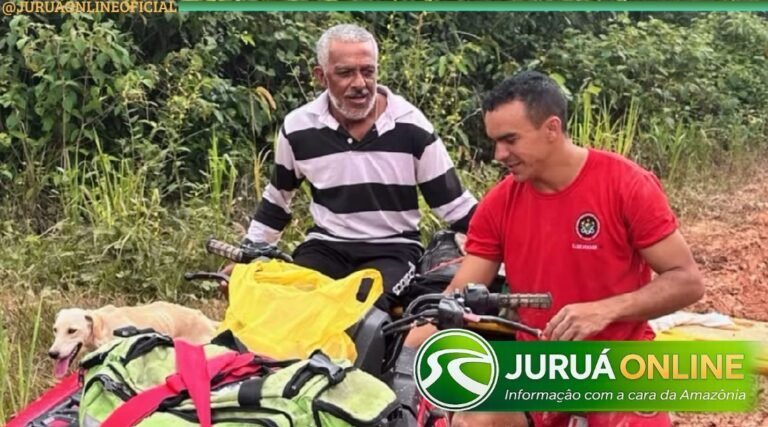 Bombeiros auxiliam SAMU em resgate de paciente com problemas cardíacos no Ramal 3, em Cruzeiro do Sul