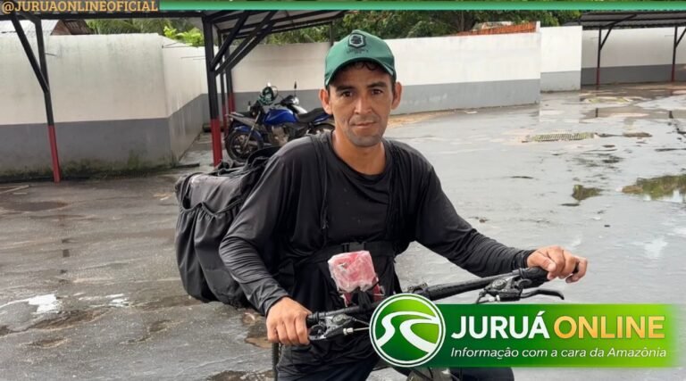 Entre ladeiras e sonhos, entregador desafia o relevo de Cruzeiro do Sul para sustentar a família