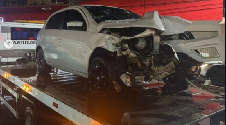 Após viver momentos de terror e ter o veículo colidido em perseguição policial, motorista organiza vaquinha para custear prejuízo e voltar a trabalhar