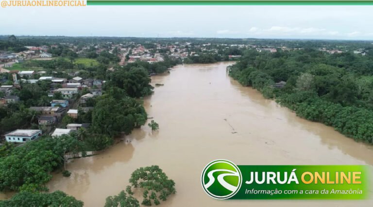 Rio Iaco se aproxima da cota de transbordo e Sena Madureira decreta Situação de Emergência