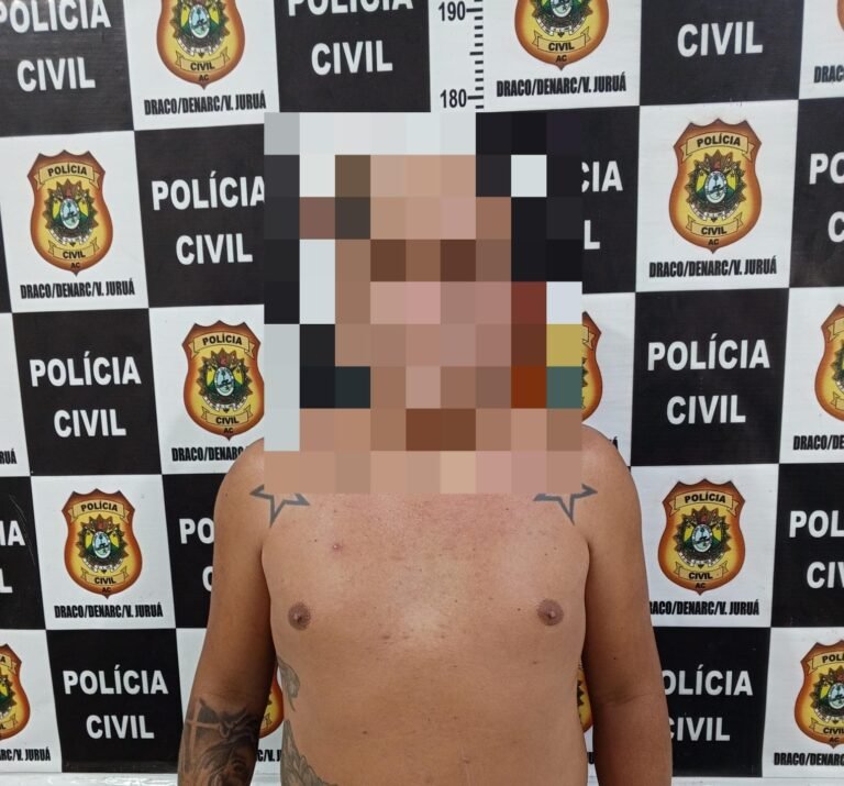 Polícia Civil prende em Mâncio Lima foragido condenado a mais de 16 anos por homicídio qualificado