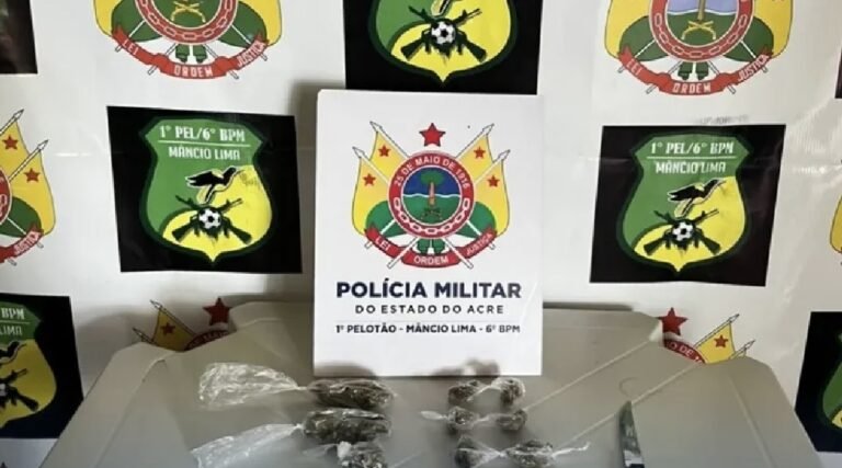 Polícia Militar prende dois suspeitos por tráfico de drogas no bairro Cobal, em Mâncio Lima