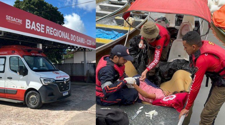 Resgate em área isolada garante atendimento a gestante em estado grave em Cruzeiro do Sul