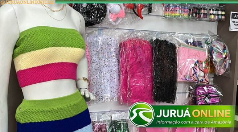 Com a chegada do Carnaval, comércio de Cruzeiro do Sul registra crescimento na procura por adereços