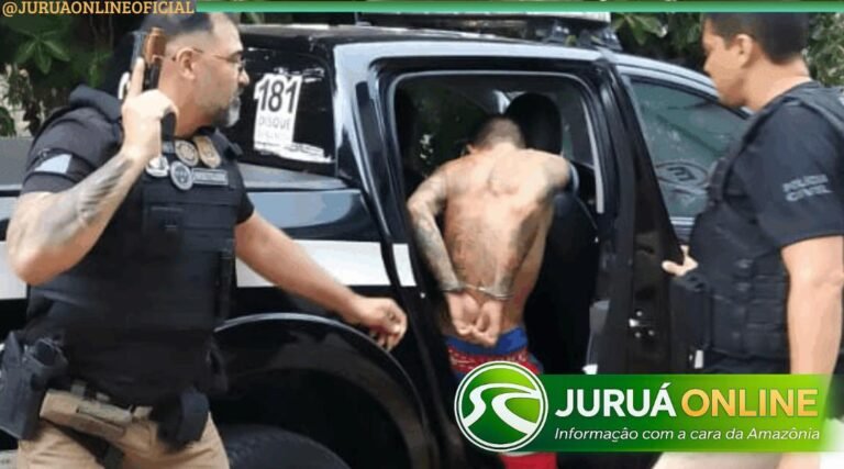 Suspeito de matar jovem é preso em área rural da Reserva Chico Mendes, em Xapuri