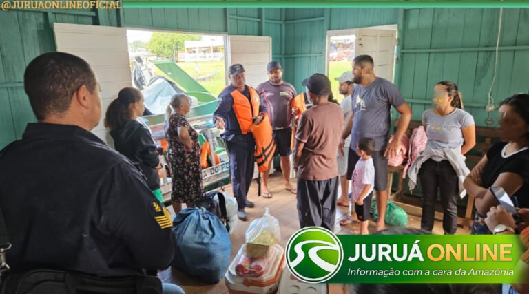 Operação Travessia Segura intensifica ações da Marinha no transporte fluvial em Cruzeiro do Sul