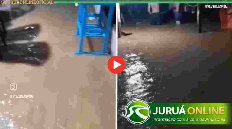 Chuva intensa provoca alagamentos e causa prejuízos em Mâncio Lima