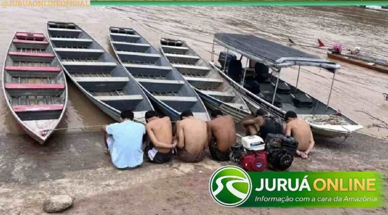 Seis suspeitos de roubar embarcações e motores em Marechal Thaumaturgo são presos pela PM