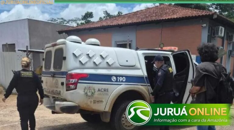 Homem é preso após ameaçar pessoas e causar tumulto em via pública em Mâncio Lima