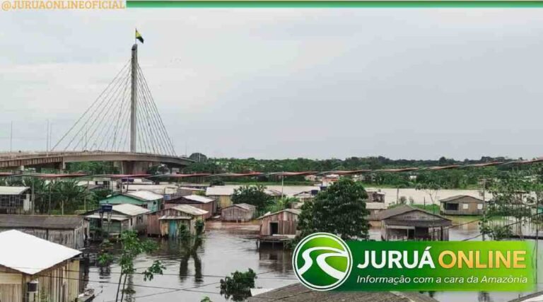 Rio Juruá recua, mas segue sob vigilância em Cruzeiro do Sul