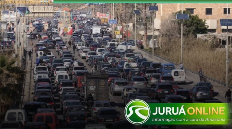 Milhares de civis fogem do Líbano após ataques de Israel