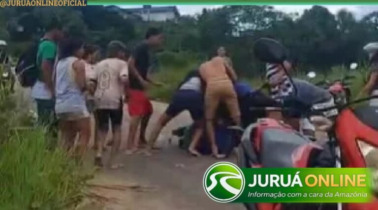 Confusão generalizada é registrada em via pública no bairro Saboeiro, em Cruzeiro do Sul