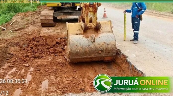 BR 364 em manutenção