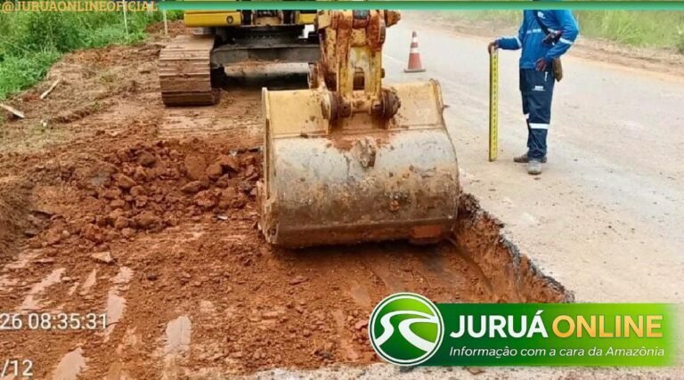 DNIT inicia recuperação emergencial da BR-364 no Vale do Juruá