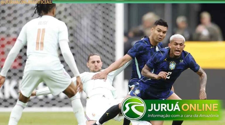 Brasil joga mal e perde de 2 a 1 para a França nos EUA