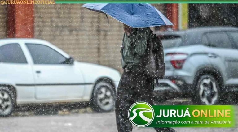 Inmet emite alerta de chuvas intensas com ventos fortes para esta terça-feira (31)
