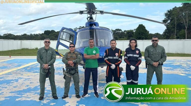 CIOPAER realiza resgate aéreo de criança ferida em área isolada no interior de Feijó