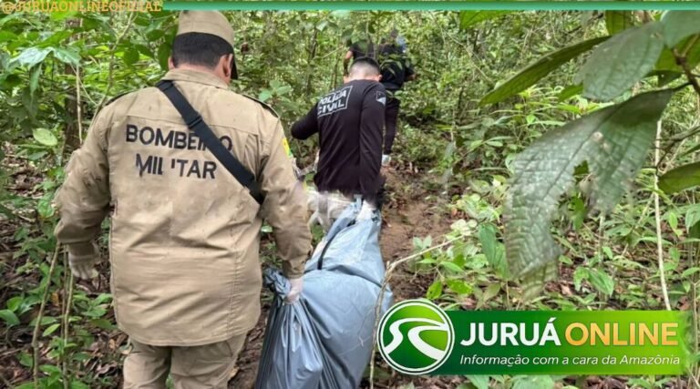 Possível vítima de homicídio: restos mortais de homem desaparecido são encontrados em área de mata