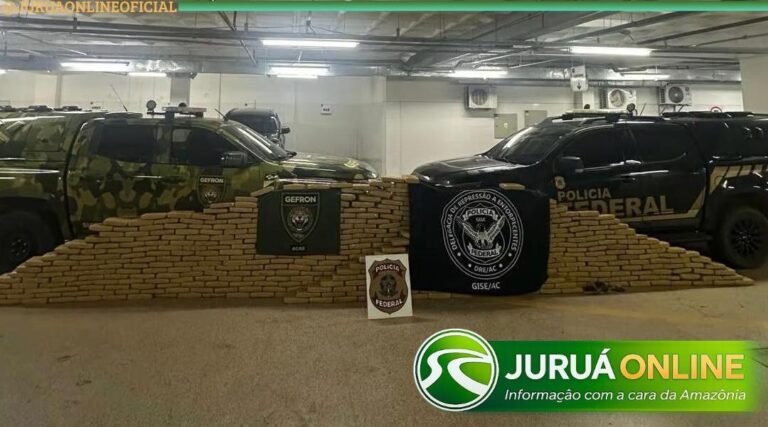 Operação apreende mais de 630 kg de drogas no AC; prejuízo ao crime é de R$ 6 milhões