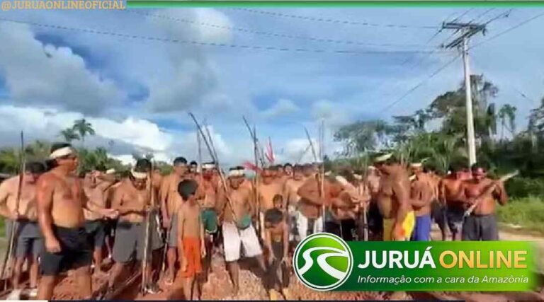 No Pará, comunidades indígenas bloqueiam ferrovia da Vale