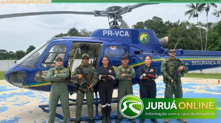 Atendimento do Juruá cruza divisa do Amazonas e garante resgate aeromédico com rapidez e suporte avançado