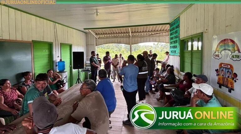 Prefeitura de Rodrigues Alves realiza reunião com moradores do Assentamento 13 de Maio