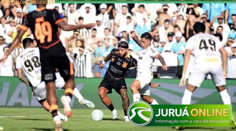 Santos segura empate contra o Corinthians mesmo com dois jogadores a menos no fim da partida