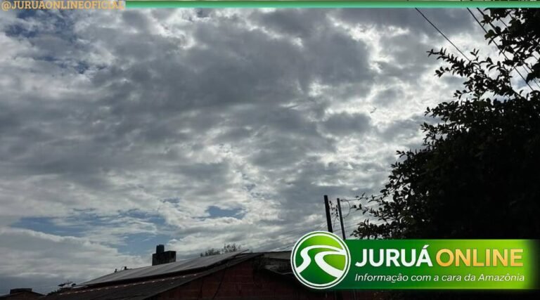 Domingo no Acre terá clima quente, ventilado e com chuvas pontuais; máximas chegam a 34ºC