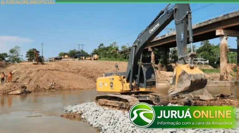 BR-319 terá interdição temporária nesta segunda (9) para obras em travessia no AM